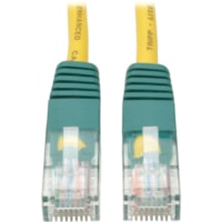 Tripp Lite by Eaton N010-025-YW Cat5e UTP Patch Cable - 25 ft (7.62 m) Category 5e Network Cable for Network Device - First End: 1 x RJ-45 Network - Male - Second End: 1 x RJ-45 Network - Male - Patch Cable - Yellow