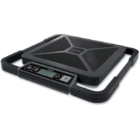 Dymo 100lb Digital USB Shipping Scale - 100 lb (45359.24 g) / 99.21 lb (45000 g) Maximum Weight Capacity - 2" (50.80 mm) Maximum Height Measurement - Black/Silver