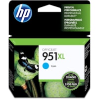 HP 951XL Original Ink Cartridge - Single Pack - Inkjet - Cyan - 1 Each