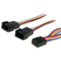 Câble diviseur - 1 pi (0,30 m) StarTech.com - Pour Ventilateur - longueur de cordon 1 pi (0,30 m) - Molex / Molex - 1 chaque