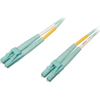 Tripp Lite series N820-03M-OM4 Fiber Optic Duplex Patch Cable - 10 ft (3.05 m) Fiber Optic Network Cable for Network Device - First End: 2 x LC Network - Male - Second End: 2 x LC Network - Male - Patch Cable - 50/125 µm - Seawater