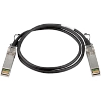 Câble réseau DEM-CB100S 3.3 pi D-Link - 3.3 pi Câble réseau pour Périphérique réseau - First End : Réseau SFP+ - Noir