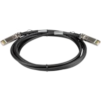 Câble réseau 9.8 pi D-Link - 9.8 pi Câble réseau pour Périphérique réseau - First End : Réseau SFP+ - Noir