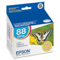 Epson DURABrite 88 Original Ink Cartridge - Inkjet - 430 Pages - Cyan, Magenta, Yellow - 1 Each