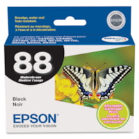 Epson DURABrite 88 Original Ink Cartridge - Inkjet - Black - 1 Each