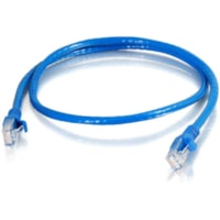 C2G 50 ft Cat6 Snagless UTP Unshielded Network Patch Cable (TAA) - Blue - 50 ft Category 6 Network Cable for Network Device - First End: 1 x RJ-45 Network - Male - Second End: 1 x RJ-45 Network - Male - Blue