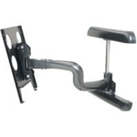 Chief PWR2000B Mounting Arm for Flat Panel Display - Black - 37" (939.80 mm) to 55" (1397 mm) Screen Support - 125 lb (56699.05 g) Load Capacity - 200 x 200, 862 x 517 - VESA Mount Compatible