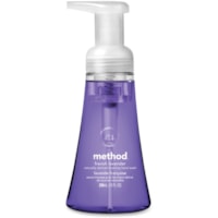 Method Foaming Hand Soap - French Lavender Scent - 10 fl oz (295.74 mL) - Pump Bottle Dispenser - Dirt Remover - Hand - Lavender - Paraben-free, Phthalate-free, Triclosan-free - 1 Each