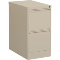 Global MVL25201 File Cabinet - 2-Drawer - 15.2" Width x 25" Depth x 29" Height - 2 x Drawer(s) for File - Letter - Vertical - Lockable - Nevada - Metal