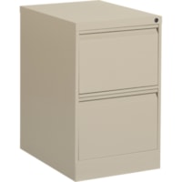 Global MVL25251 File Cabinet - 2-Drawer - 18.2" Width x 25" Depth x 29" Height - 2 x Drawer(s) for File - Legal - Vertical - Lockable - Nevada - Metal