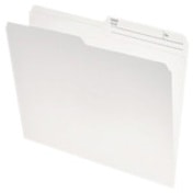 Pendaflex Ivory Reinforced File Folders (8 1/2" x 11") Right Tab - 8 1/2" x 11" - Right Tab Position - Fiber - Ivory - 100 / Box