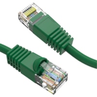 Axiom 7FT CAT6 UTP 550mhz Patch Cable Snagless Molded Boot (Green) - 7 ft (2.13 m) Category 6 Network Cable for Network Device - First End: 1 x RJ-45 Network - Male - Second End: 1 x RJ-45 Network - Male - Patch Cable - Gold Plated Connector - 24 AWG - Green