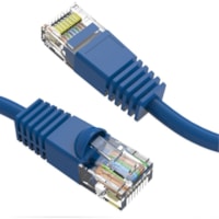 Câble réseau 75 pi Catégorie 6 Axiom - 75 pi Catégorie 6 Câble réseau pour Périphérique réseau - Câble de Raccordement - Doré Connecteur plaqué - 24 AWG - Bleu