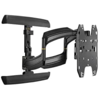 Chief Thinstall Medium 18" Extension Single Monitor Arm Wall Mount - For Displays 32-65" - Black - Chief Thinstall Medium 18" Extension Single Arm Display Mount - For Displays 32-65" - Black