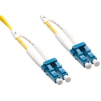 Câble réseau 3,3 pi Fibre Optique Axiom - 3,3 pi Fibre Optique Câble réseau pour Périphérique réseau - Jaune