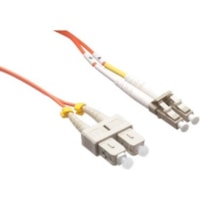 Axiom LC/SC Multimode Duplex OM1 62.5/125 Fiber Optic Cable 3m - 9.8 ft Fiber Optic Network Cable for Network Device - First End: 2 x SC Network - Male - Second End: 2 x LC Network - Male - Orange