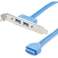 Adaptateur de transfert de données - 1 chaque StarTech.com - Bleu - 1 chaque