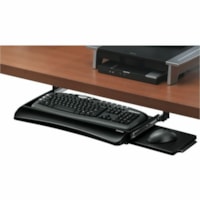 Fellowes Office Suites Keyboard Drawer - 2.3" Height x 20.1" Width x 7.7" Depth - Black - Steel