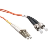 Axiom LC/ST Multimode Duplex OM1 62.5/125 Fiber Optic Cable 20m - 65.6 ft Fiber Optic Network Cable for Network Device - First End: 2 x LC Network - Male - Second End: 2 x ST Network - Male - Orange