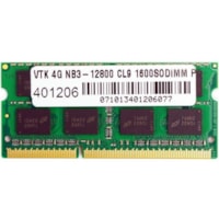 VisionTek 1 x 4GB PC3-12800 DDR3 1600MHz 204-pin SODIMM Memory Module - For Notebook - 4 GB (1 x 4GB) - DDR3-1600/PC3-12800 DDR3 SDRAM - 1600 MHz - CL9 - 1.50 V - Non-ECC - Unbuffered - 204-pin - SoDIMM - Lifetime Warranty