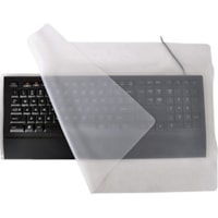 Man & Machine Cool Drape - Supports Keyboard - Spill Resistant, Moisture Resistant, Germs-free, Latex-free, Washable - Clear - 10