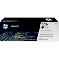 HP 305X (CE410X) Original Laser Toner Cartridge - Single Pack - Black - 1 Each - 4000 Pages