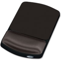 Fellowes 9374001 Premium Height Adjustable Mouse Pad - 1" (25.40 mm) x 6.19" (157.23 mm) x 9.81" (249.17 mm) Dimension - Graphite - Gel, Polyester - 1