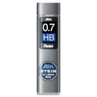 Pentel Mechanical Pencil Refill - 0.7 mm (0.03") , Medium Point - HB - Black Lead - 40 / Pack