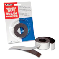 Filemode Platinum Peel-N-Stick Magnetic Tape - 10 ft (3 m) Length x 1" (25.4 mm) Width - Polypropylene - For Metal - 1 / Roll