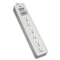 Tripp Lite by Eaton SPS606HGRA 6-Outlets Surge Suppressor - 6 x NEMA 5-15R - 1.80 kVA - 1050 J - 125 V AC Input - 125 V AC Output - 6 ft (1.83 m)