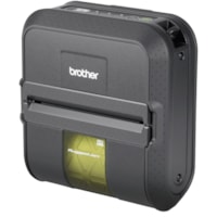 Brother RuggedJet RJ4030-K Direct Thermal Printer - Monochrome - Portable - Label Print - USB - Serial - Bluetooth - Battery Included - 4.09" Print Width - 5 in/s (127 mm/s) Mono - 203 dpi - 4" (101.60 mm) Label Width