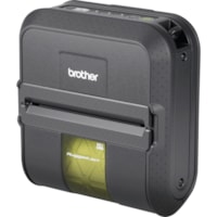 Brother RuggedJet RJ4040-K Direct Thermal Printer - Monochrome - Portable - Label Print - USB - Serial - Wireless LAN - Battery Included - 4.09" Print Width - 5 in/s (127 mm/s) Mono - 203 dpi - 4" (101.60 mm) Label Width