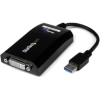 StarTech.com USB 3.0 to DVI External Video Card Multi Monitor Adapter - 2048x1152 - Connect a DVI display through SuperSpeed USB 3.0, for an accelerated external multi-monitor solution at resolutions up to 2048x1152 - Comparable to 0B47072 - USB 3.0 video card - USB 3.0 video adapter - USB 3.0 to dv