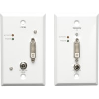 Tripp Lite by Eaton B140-1A1-WP Faceplate - White - 2 x RJ-45 Port(s) 