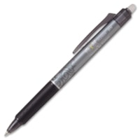 FriXion Clicker Gel Pen - 0.5 mm (0.02") Fine Pen Point - Refillable - Black Ink - Gel-based - 1 Each