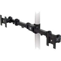 Premier Mounts MM-A2 Mounting Arm for Flat Panel Display - Black - Height Adjustable - 10" (254 mm) to 27" (685.80 mm) Screen Support - 65 lb (29483.50 g) Load Capacity - 75 x 75, 100 x 100 - VESA Mount Compatible