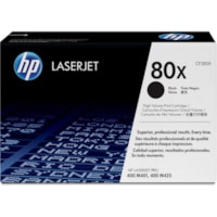 HP 80X Original Laser Toner Cartridge - Black - 1 Each - 6900 Pages