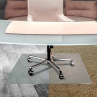 Floortex Cleartex Unomat® Anti-Slip Rectangular Chair Mat Hard Floors and Carpet Tiles - Hard Floor, Home, Office - 60" (1524 mm) Length x 48" (1219.20 mm) Width x 0.075" (1.91 mm) Depth x 0.075" (1.91 mm) Thickness - Rectangular - Polycarbonate - Clear - 1 Each 