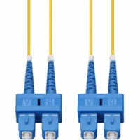 AddOn 5m Single-Mode fiber (SMF) Duplex SC/SC OS1 Yellow Patch Cable - Fiber Optic for Network Device - 5m - 2 x SC Male Network - 2 x SC Male Network - Yellow