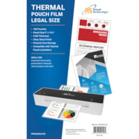 Royal Sovereign laminating pouch film - Legal Size 9"" x 14-1/2" - 5 mil - 100 pack - RF05LEGL0100-Legal Size (9" x 14 1/2")-5mil-Thermal Laminating Pouches-100 Pack