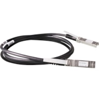 HPE X240 10G SFP+ SFP+ 3m DAC Cable - 9.8 ft SFP+ Network Cable for Network Device - First End: 1 x SFP+ Network - Second End: 1 x SFP+ Network - Black