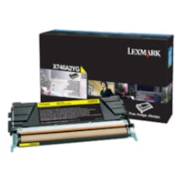 Lexmark Standard Yield Laser Toner Cartridge - Yellow - 1 / Pack - 7000 Pages