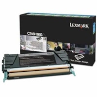 Lexmark - Cartouche toner D'origine Élevé Rendement Laser - Noir - 1 chaque - 12000 pages