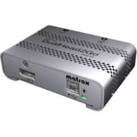 Matrox Périphérique multi écrans DualHead2Go D2G-DP2D-MIF - Fonctions: MultiView - DisplayPort - 3840 x 1200 - DVI - USB - Externe