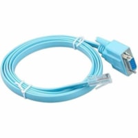 Cisco Console Cable 6ft with RJ45 and DB9F - 6 ft DB-9/RJ-45 Network Cable for Network Device - First End: 1 x RJ-45 Network - Male - Second End: 1 x 9-pin DB-9 Serial - Female