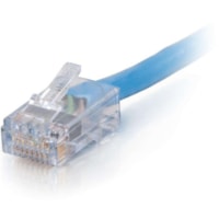 C2G 1 ft Cat6 Non Booted Plenum UTP Unshielded Network Patch Cable - Blue - 1 ft Category 6 Network Cable for Network Device - First End: 1 x RJ-45 Network - Male - Second End: 1 x RJ-45 Network - Male - Patch Cable - Plenum - Blue - 1 Each