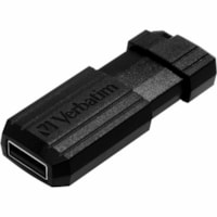 Clé USB PinStripe 16 Go USB 2.0 - Noir Microban - 16 Go - USB 2.0 - Noir - À vie Garantie - 1 chaque