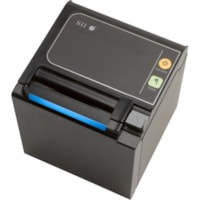 Seiko Qaliber RP-E10 Desktop Direct Thermal Printer - Monochrome - Receipt Print - USB - USB Host - US - Black - LED Display Screen - 2.83" Print Width - 350 mm/s Mono - 203 dpi - 3.15" (80 mm) Label Width