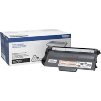 Brother TN720 Original Toner Cartridge - Laser - 3000 Pages - Black - 1 Each