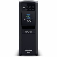 CyberPower CyberPower CP1500PFCLCDTAA TAA Compliant UPS System - 1500VA/1000W, 120 VAC, NEMA 5-15P, Mini-Tower, Sine Wave, 12 Outlets, LCD, PowerPanel® Business, $500000 CEG, 3YR Warranty